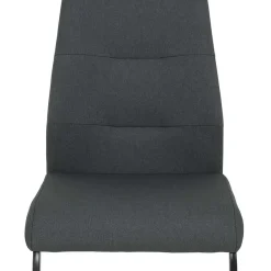 Wohnen Esszimmerstühle|Stühle*Freischwingerstühle in Anthrazit & Schwarz - Wady (Set)