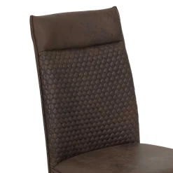 Wohnen Wohnzimmerstühle*Freischwingerstühle in Braun Microfaser - Francara (Set)