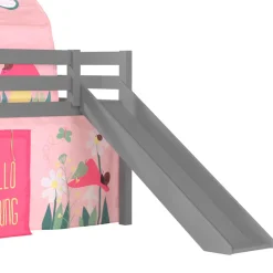 Kinder Wohnen Frühling Spielbett mit Tunnel & Rutsche - Barosio