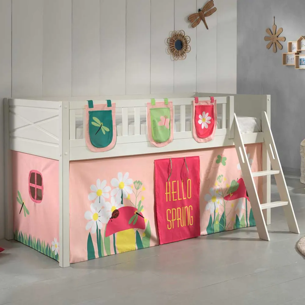 Wohnen Kinderbetten*Frühlingshaftes Hochbett Spielbett - Lovran