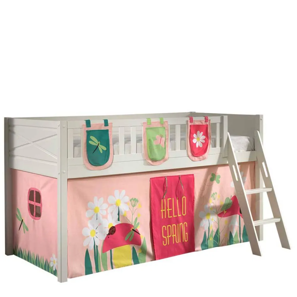 Wohnen Kinderbetten*Frühlingshaftes Hochbett Spielbett - Lovran