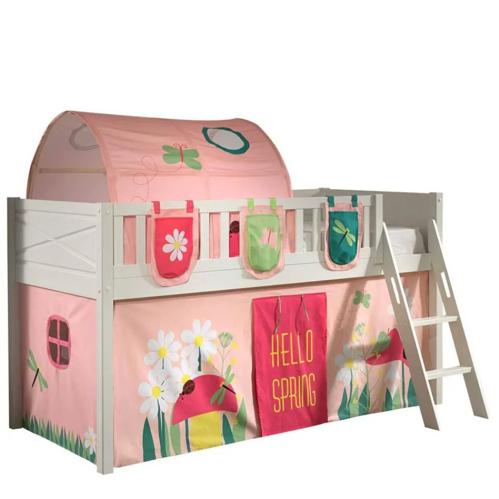 Wohnen Kinderbetten*Frühlingshaftes Hochbett Spielbett - Lovran