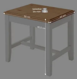 Wohnen Frisiertisch & Hocker & Spiegel - Sibiuta (dreiteilig)