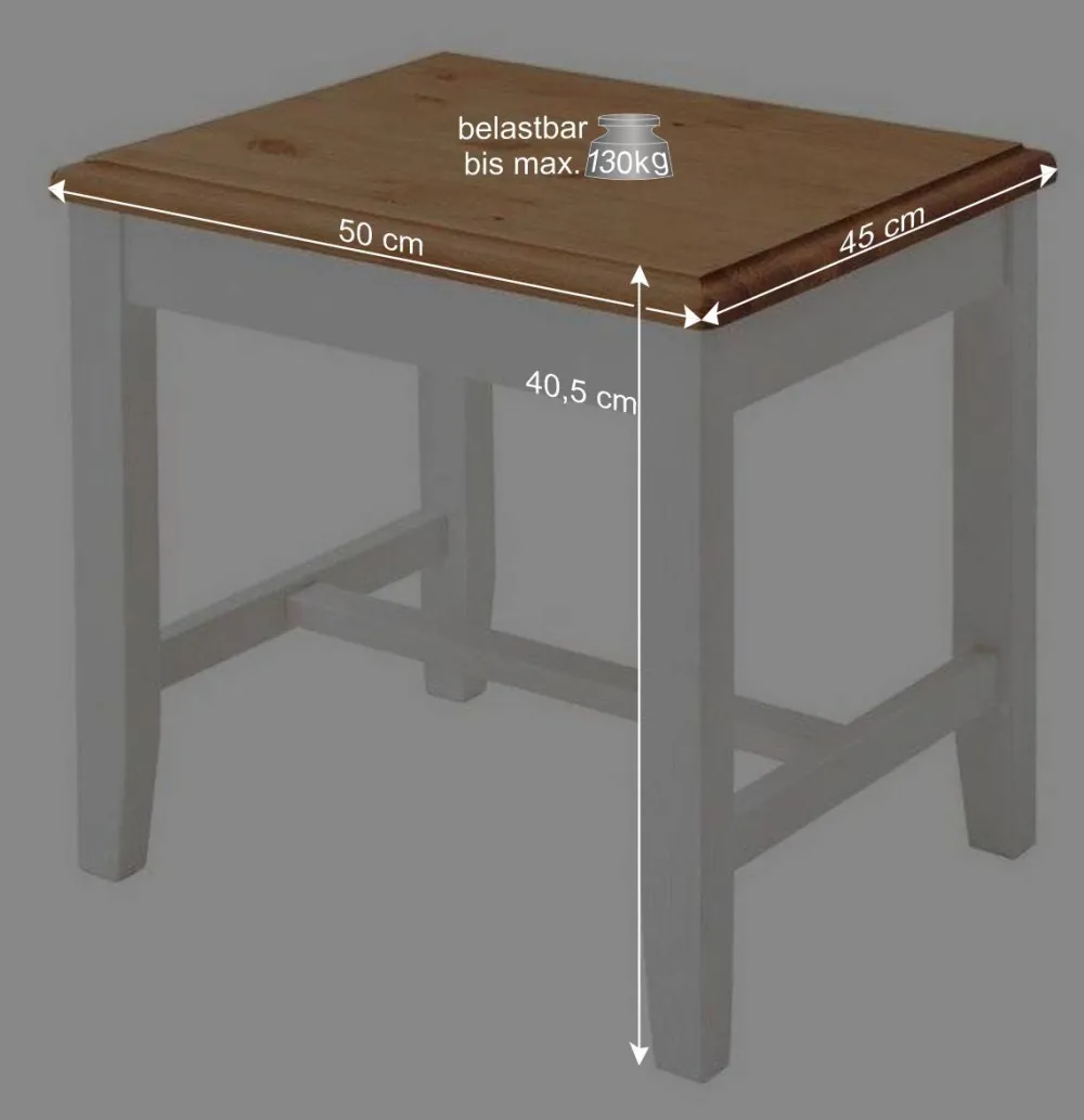 Wohnen Frisiertisch & Hocker & Spiegel - Sibiuta (dreiteilig)