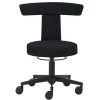 Wohnen Bürostühle*Funktioneller Arbeitshocker mit Lehne & Drehgestell - Kenzy