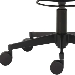 Wohnen Bürostühle*Funktioneller Arbeitshocker mit Lehne & Drehgestell - Kenzy