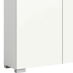 Wohnen Graue Möbel|Weiße Möbel*Funktioneller Schuhschrank mit zwei Türen & Klappe - Suad