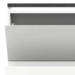 Wohnen Graue Möbel|Weiße Möbel*Funktioneller Schuhschrank mit zwei Türen & Klappe - Suad