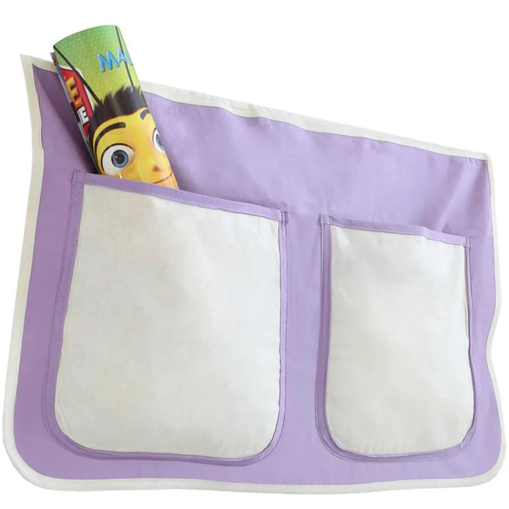 Wohnen Kindermöbel|Kinderbetten*Funktionelles Etagenbett in Weiß mit Lila - Fistranco