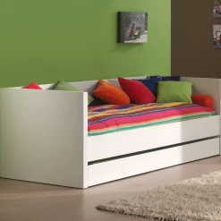 Kinder Wohnen Funktionelles Jugendbett Raven in Weiß