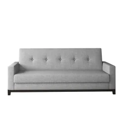 Wohnen Funktionscouch in Grau Stoffbezug - Enevo