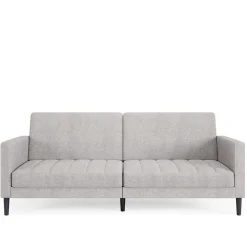 Wohnen Betten|Betten*Funktionscouch in Hellgrau und Schwarz - Logion