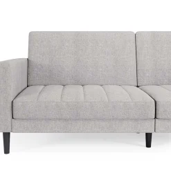 Wohnen Betten|Betten*Funktionscouch in Hellgrau und Schwarz - Logion