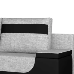 Wohnen Schlafsofas*Funktionssofa in Grau und Schwarz - Lech