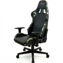 Wohnen Gamer Drehstuhl in Schwarz & Camouflage - Babeny