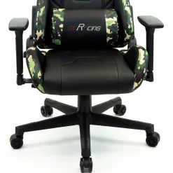 Wohnen Gamer Drehstuhl in Schwarz & Camouflage - Babeny