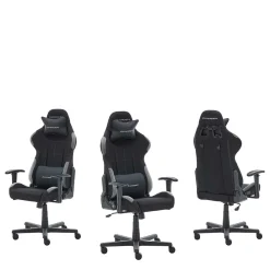 Wohnen Bürostühle*Gaming Chair in Schwarz Grau - Tannilo
