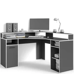 Wohnen Gaming Schreibtisch im Winkeldesign - Docrona