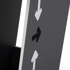 Wohnen Gaming-Computertisch in Anthrazit mit Weiß - Couras