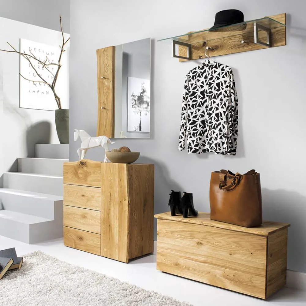 Wohnen Garderobe & Truhe & Kommode & Spiegel - Avidora (vierteilig)