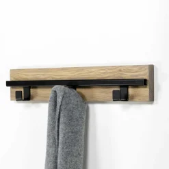 Wohnen Loft Möbel|Industrial Möbel*Garderobe aus Eiche & Stahl Schwarz - Dezadan