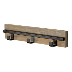 Wohnen Loft Möbel|Industrial Möbel*Garderobe aus Eiche & Stahl Schwarz - Dezadan