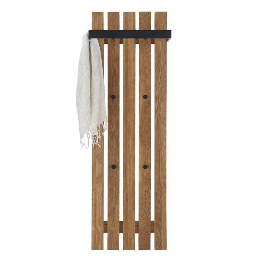 Wohnen Garderoben|Garderoben*Garderobe aus Eichenholz und Metall - Gangizo