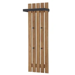 Wohnen Garderoben|Garderoben*Garderobe aus Eichenholz und Metall - Gangizo