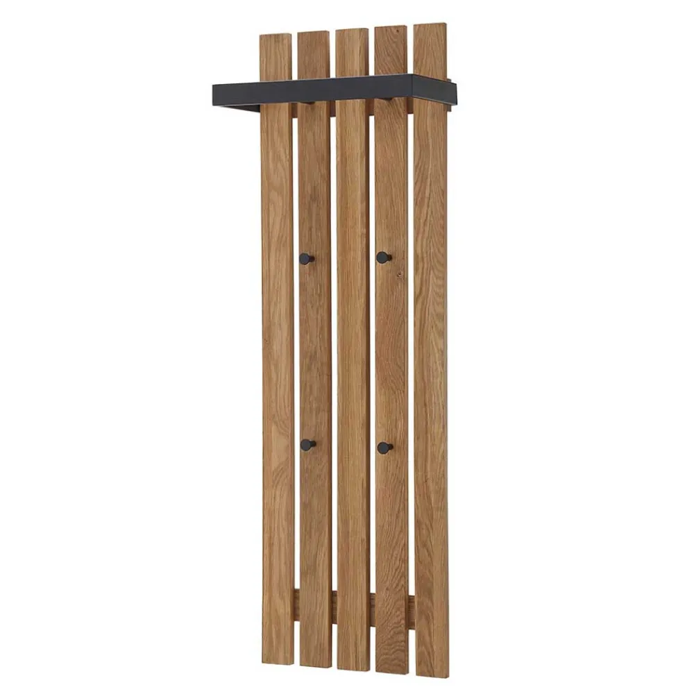 Wohnen Garderoben|Garderoben*Garderobe aus Eichenholz und Metall - Gangizo