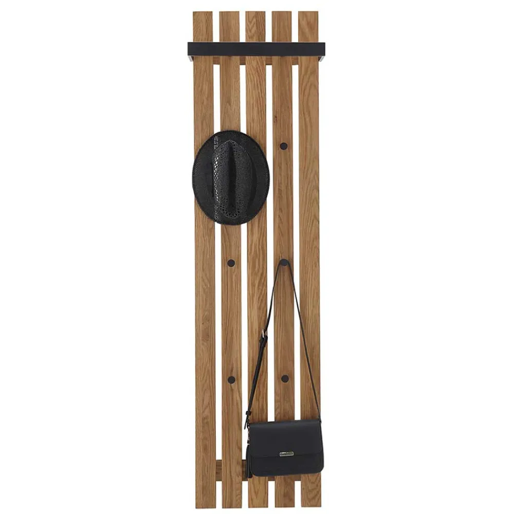 Wohnen Garderoben|Garderoben*Garderobe aus Eichenholz und Metall - Gangizo