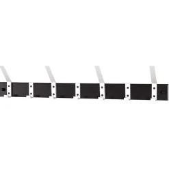 Wohnen Garderoben|Garderoben*Garderobe Hakenleiste aus Metall mit Aluhaken - Famosia