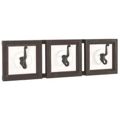 Wohnen Garderobe in Dunkelbraun & Weiß - Scontira