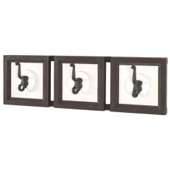 Wohnen Garderobe in Dunkelbraun & Weiß - Scontira