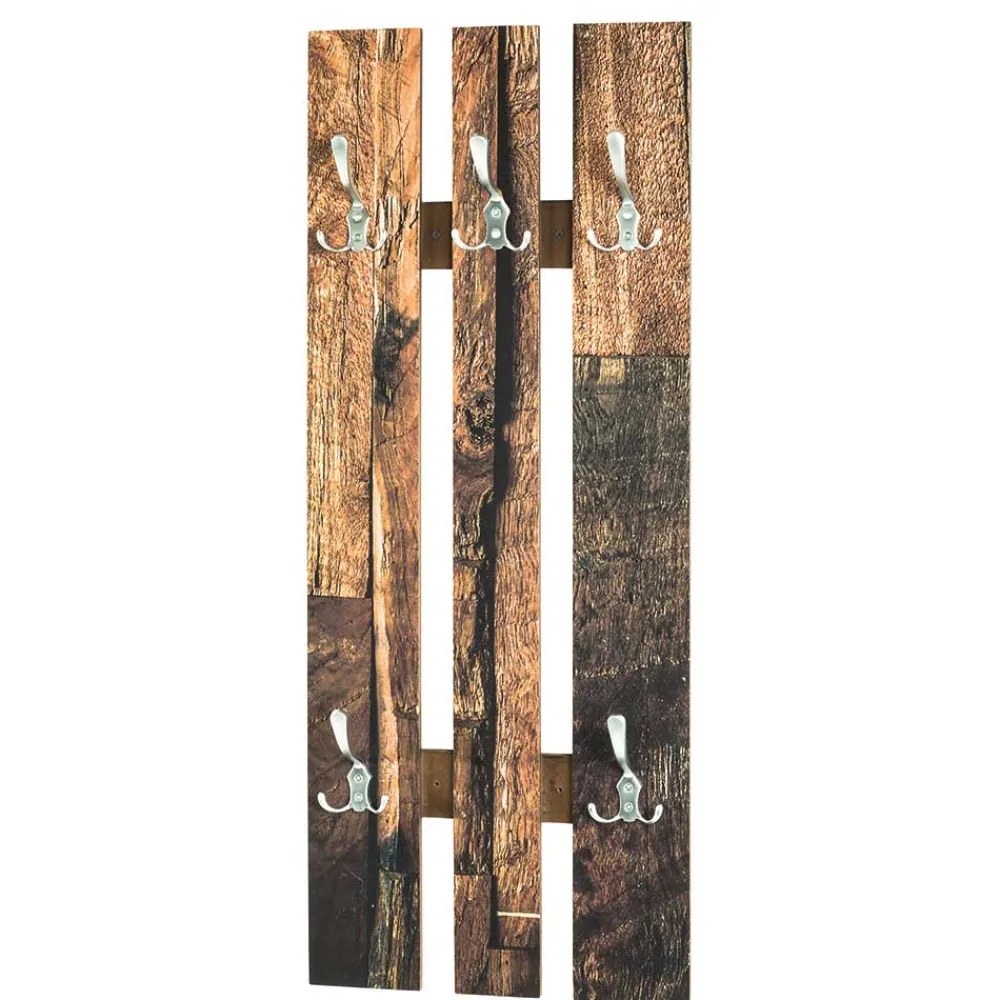 Wohnen Graue Möbel|Garderoben*Garderobe in Holzoptik Antik & Silber - Maggio