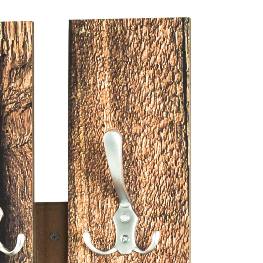 Wohnen Graue Möbel|Garderoben*Garderobe in Holzoptik Antik & Silber - Maggio