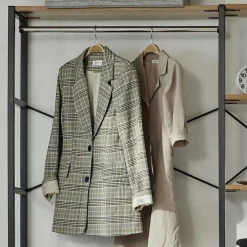 Wohnen Garderobe mit 5 Fächern & Stange - Jaruneda