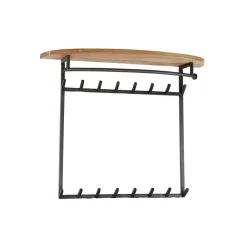 Wohnen Loft Möbel|Industrial Möbel*Garderobe mit 16 Haken und Stange - Drucana