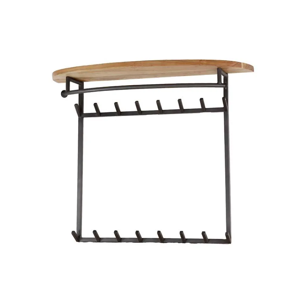 Wohnen Loft Möbel|Industrial Möbel*Garderobe mit 16 Haken und Stange - Drucana