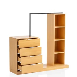 Wohnen Garderobe mit Schubladen und Fächern - Jannick