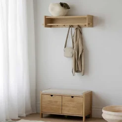 Wohnen Garderobe und Bank Kombi - Pastranac (zweiteilig)