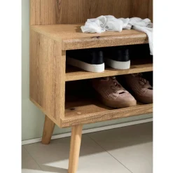 Wohnen Garderobe und Highboard Set - Oliva (zweiteilig)