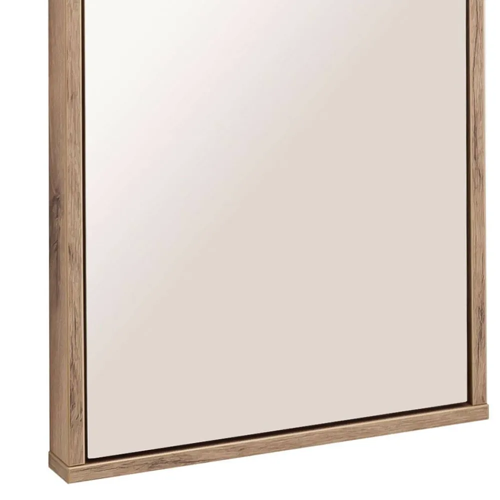 Wohnen Garderobe und Spiegel Set in Wildeiche - Vapposia (zweiteilig)