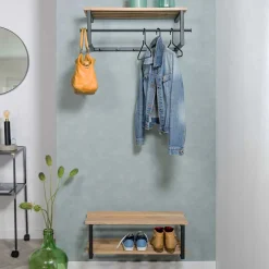 Wohnen Garderoben Flurmöbel zweifarbig - Zoccos (zweiteilig)