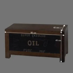 Wohnen Vintage Möbel|Diele Komplett*Garderoben Kombination Creek im Vintage Look (sechsteilig)