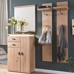 Wohnen Garderoben Möbel Kombi mit LED - Arkadiuz (vierteilig)