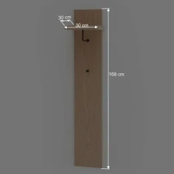 Wohnen Garderoben Möbel Kombi mit LED - Arkadiuz (vierteilig)