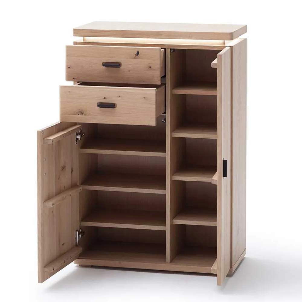 Wohnen Garderoben Möbel Kombi mit LED - Arkadiuz (vierteilig)