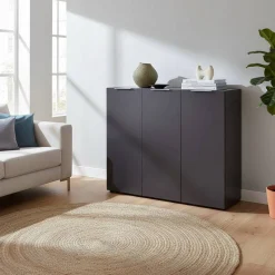 Wohnen Garderoben Sideboard Masculino in Anthrazit