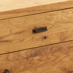 Wohnen Garderobenbank aus Balkeneiche Massivholz - Robats