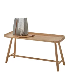 Wohnen Küchenbänke|Esszimmerbänke*Garderobenbank aus massivem Eichenholz - Gangizo